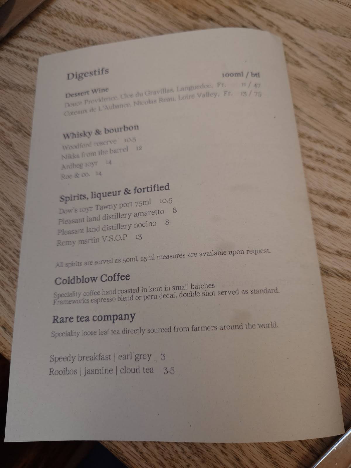 The Union Rye меню