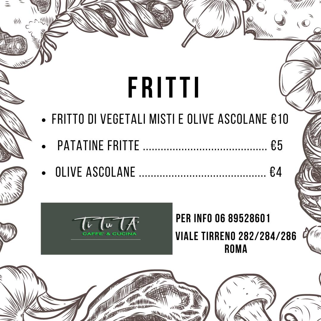 Titutà меню