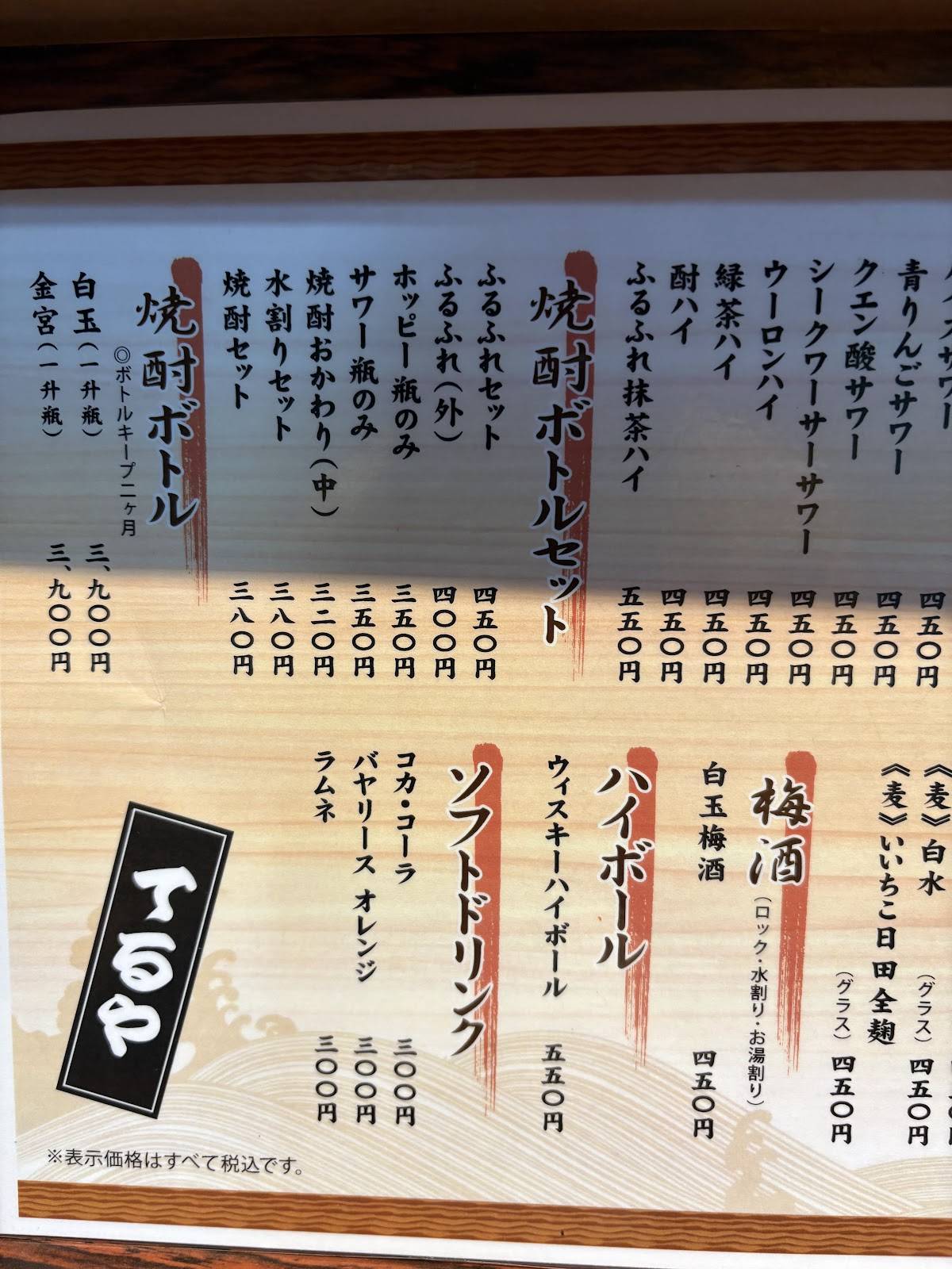 もつ焼き てるや меню