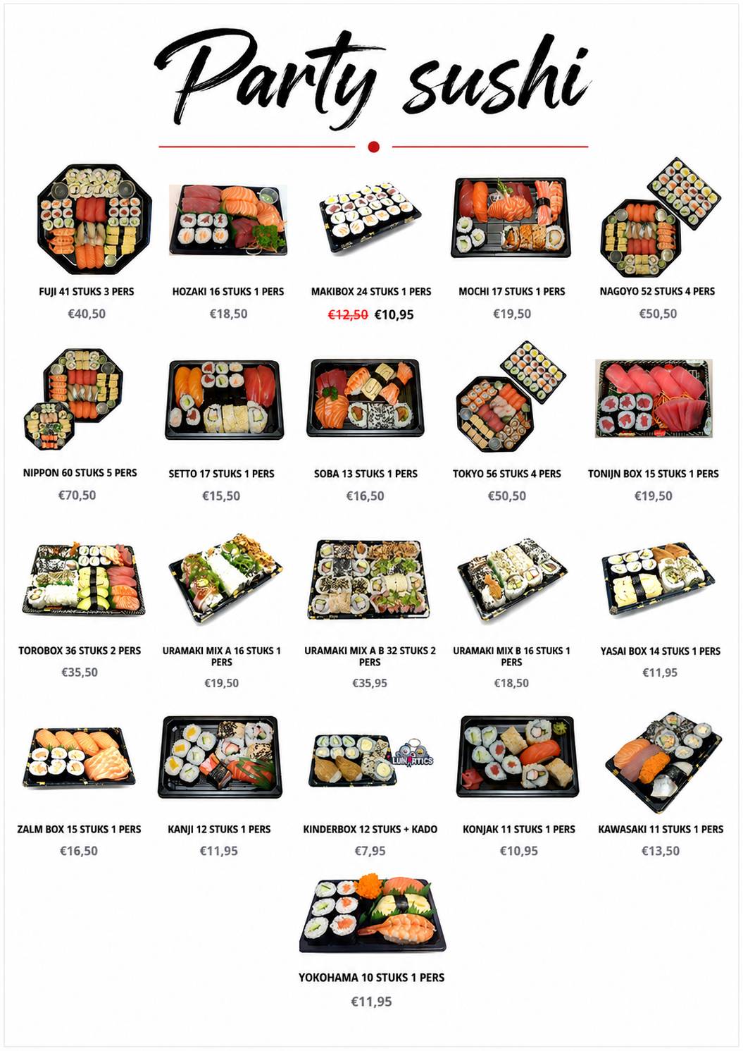 Torosushi меню
