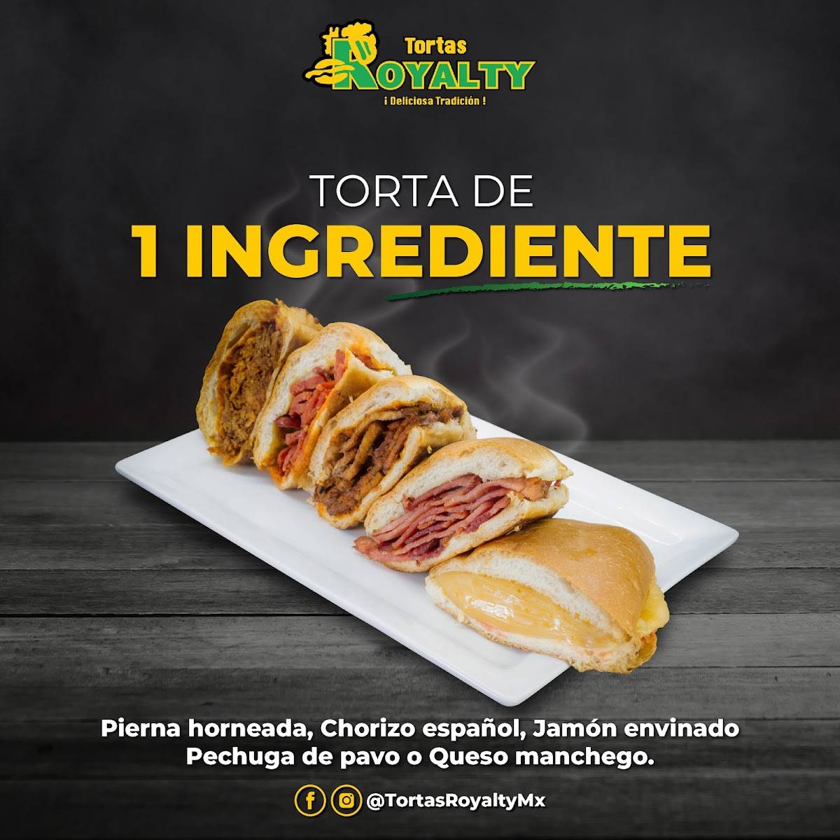 Tortas Royalty Suc. Plaza El Dorado меню