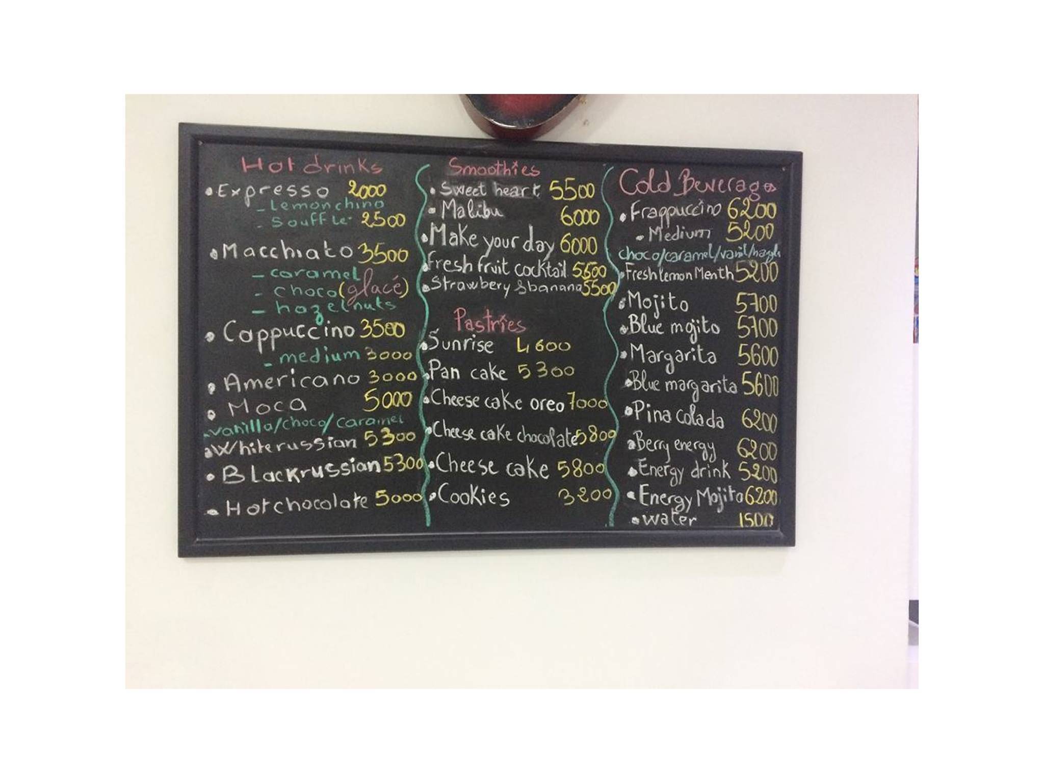 Touch'n меню