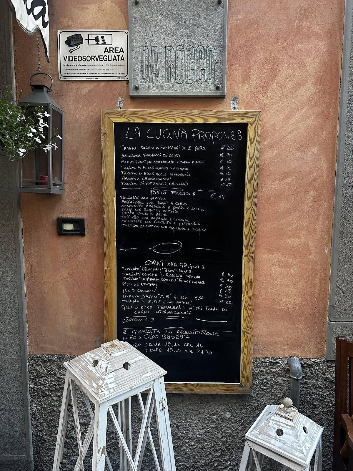 Trattoria da Rocco меню