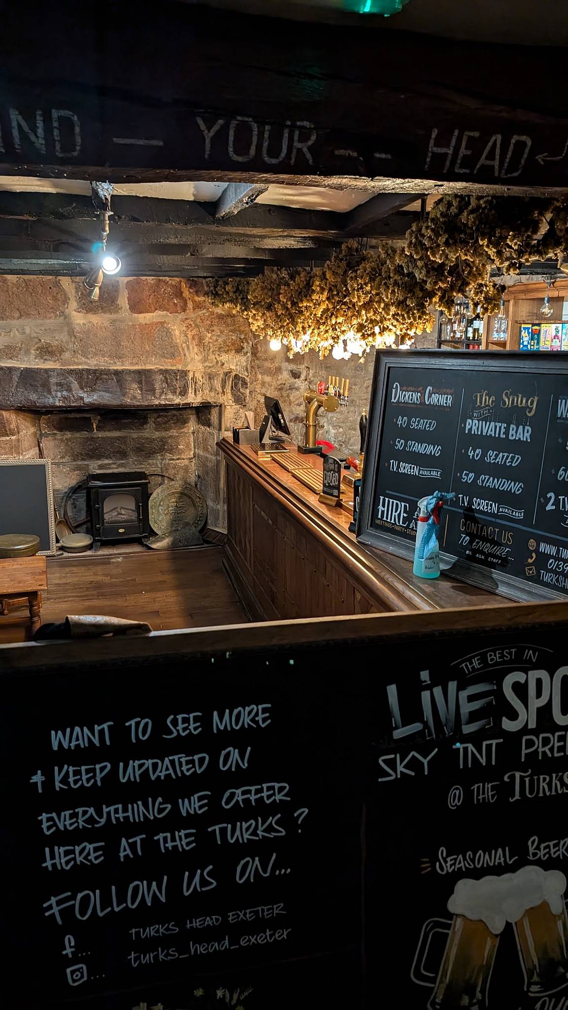 Turk's Head меню