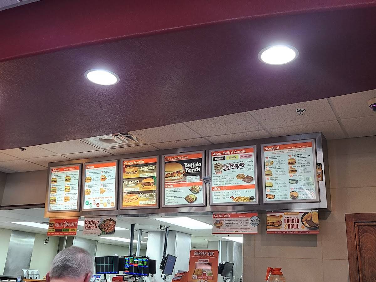 Whataburger меню