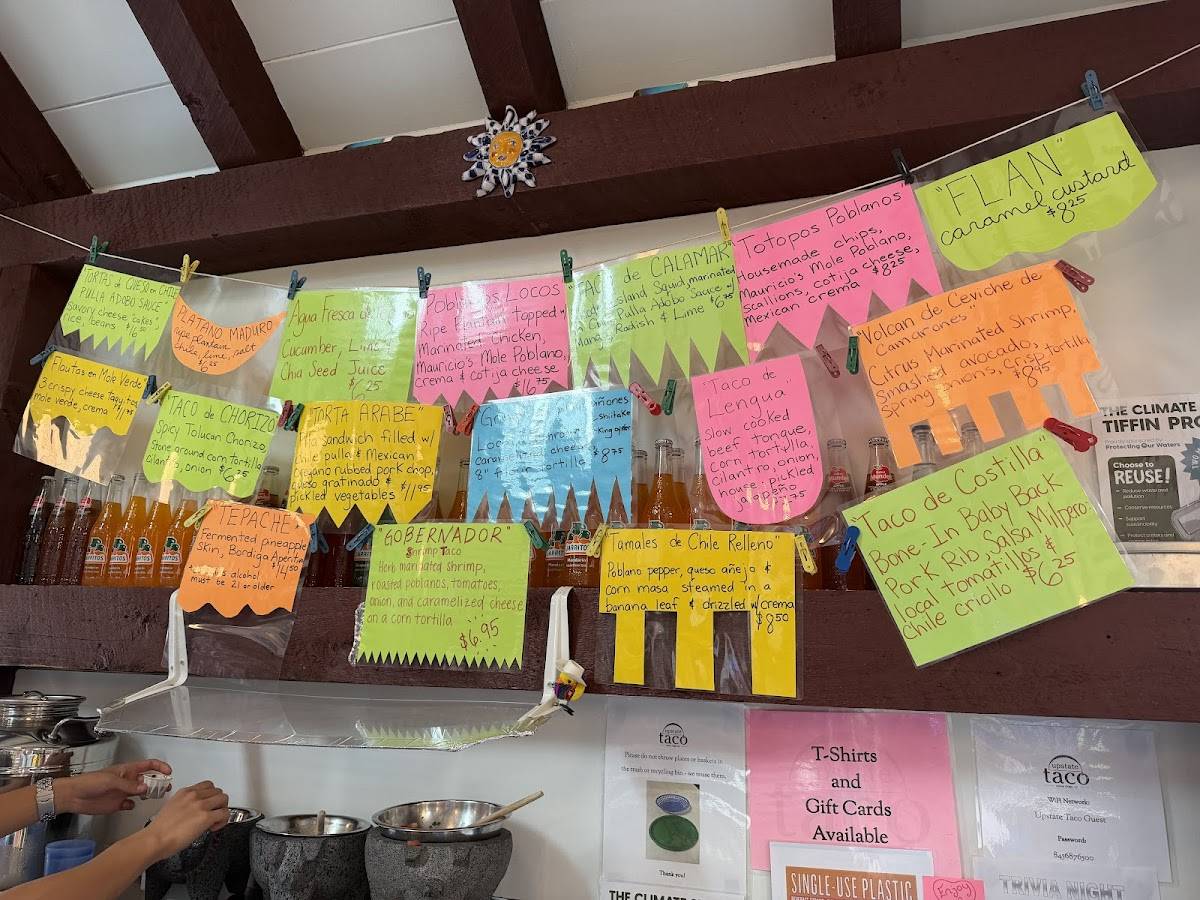 Upstate Taco меню