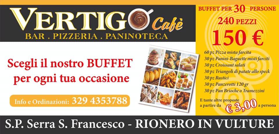 Vertigo Cafè меню