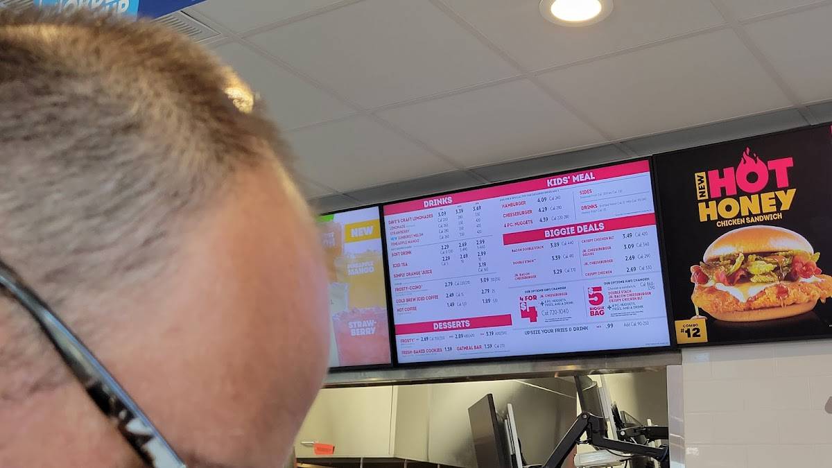 Wendy's меню