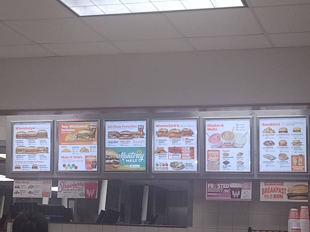 Whataburger меню