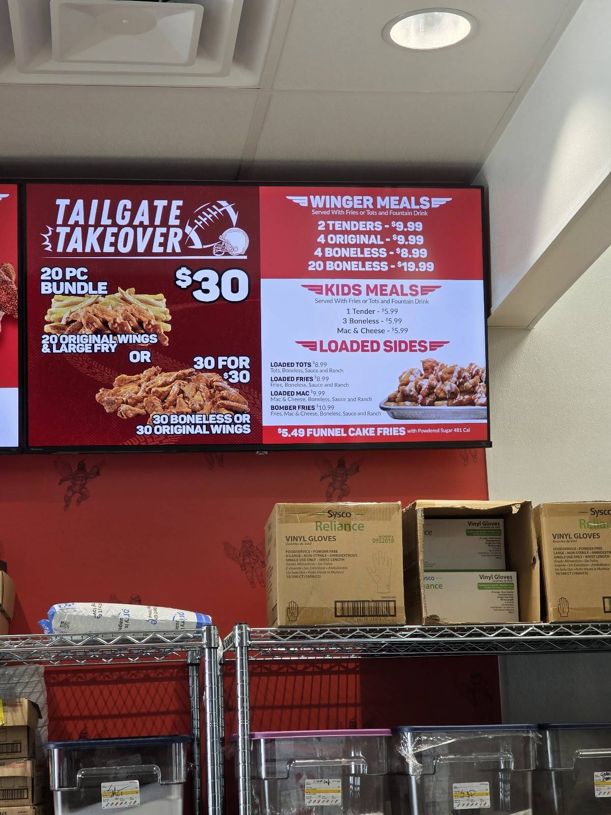Wing Zone Hot Chicken & Wings меню