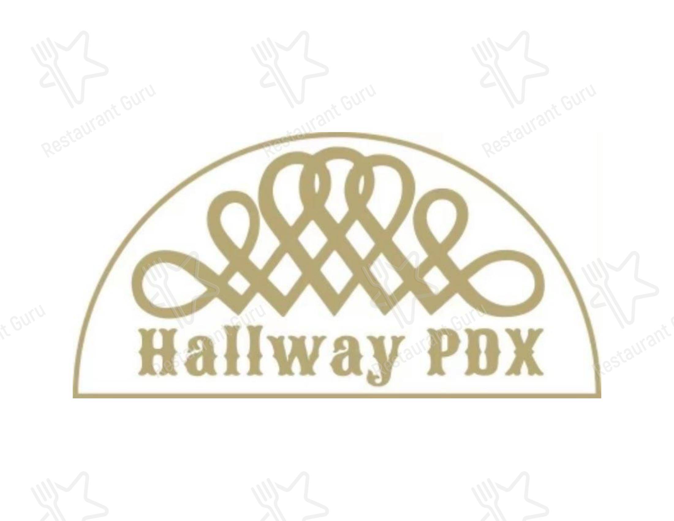 Меню напитков паба и бара Hallway PDX в Портленде