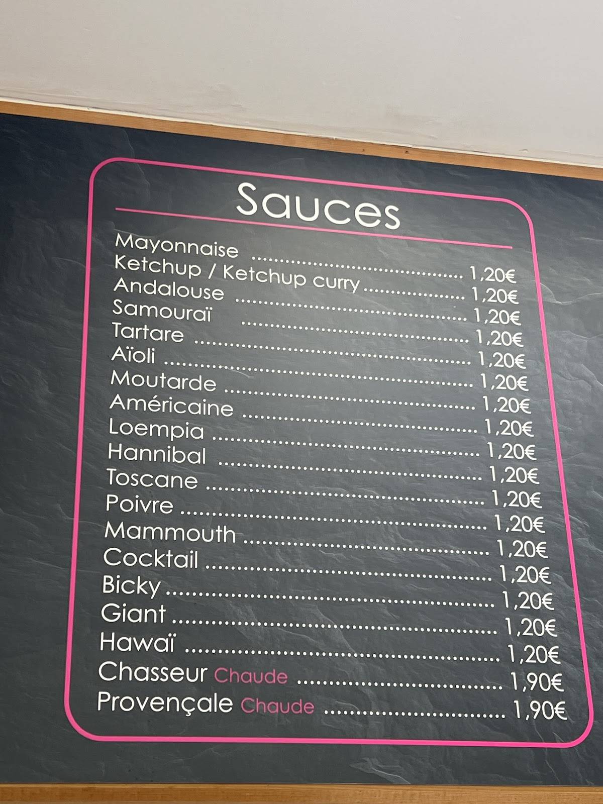 AT-Snack Theux меню