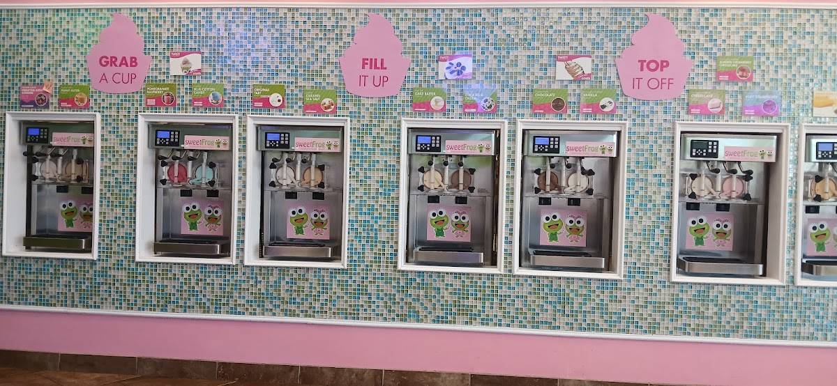 sweetFrog меню